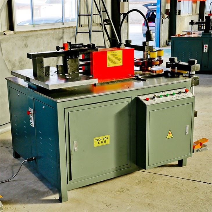 Punching And Shearing Process Machine Rotary Table Copper Busbar Processing Machine