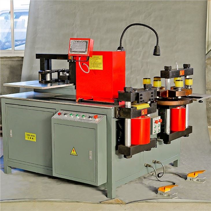 Punching And Shearing Process Machine Rotary Table Copper Busbar Processing Machine