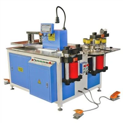 PLC hidraulinė vario šynų lenkimo pjovimo perforavimo mašina