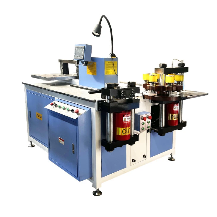 Copper Plc Cnc Hydraulic 3 In1 Bar Bus Bar Machine Busbar